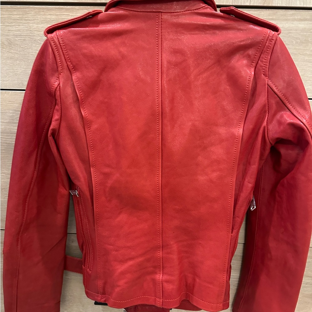 🔥🔥 R13 Red Leather Moto Jacket - Picture 8 of 16